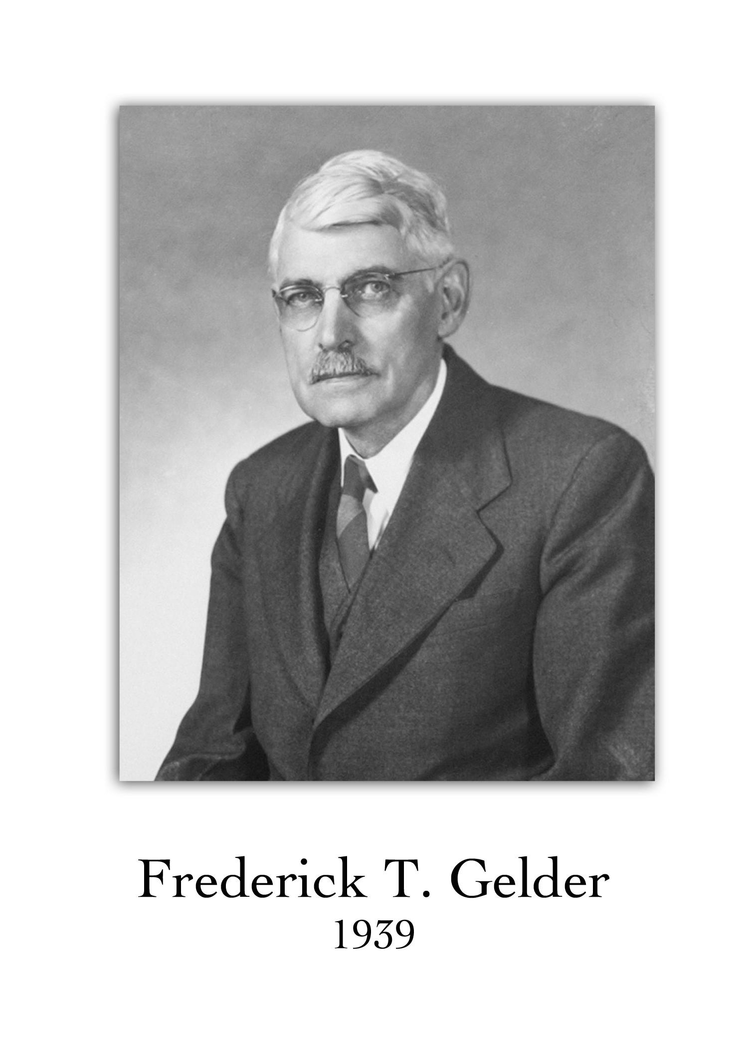 GELDER, Frederick T.