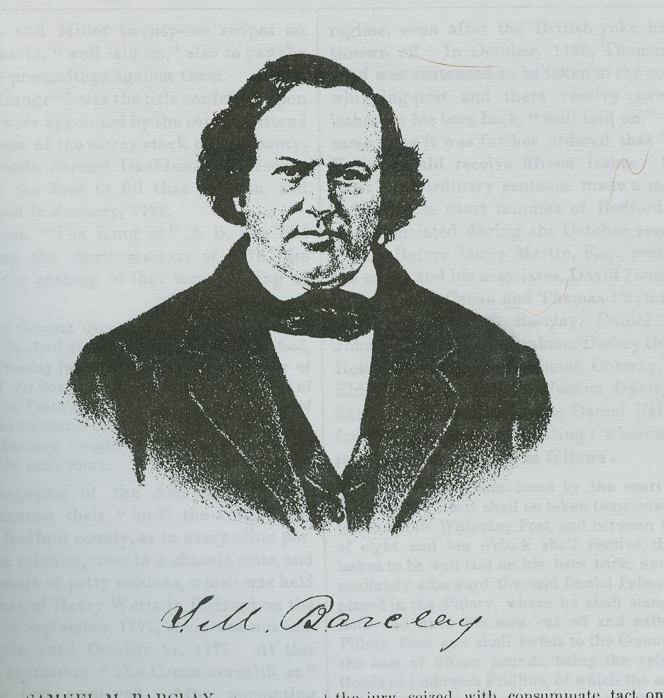 BARCLAY, Samuel Moore
